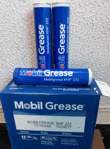 Mỡ bò chịu nhiệt Mobilgrease XHP 222 390g (10 tuýp/thùng)