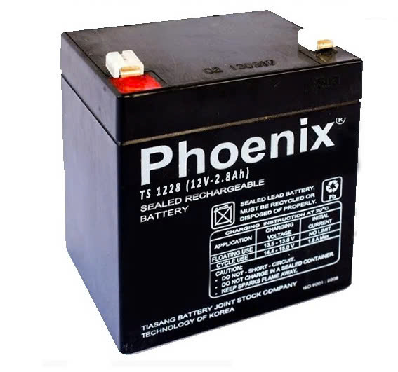 Ắc quy 12V-2.8Ah Phoenix TS1228