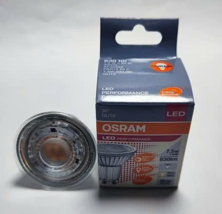 Bóng LED OSRAM PAR16 7.5W 930 GU10 ánh sáng vàng