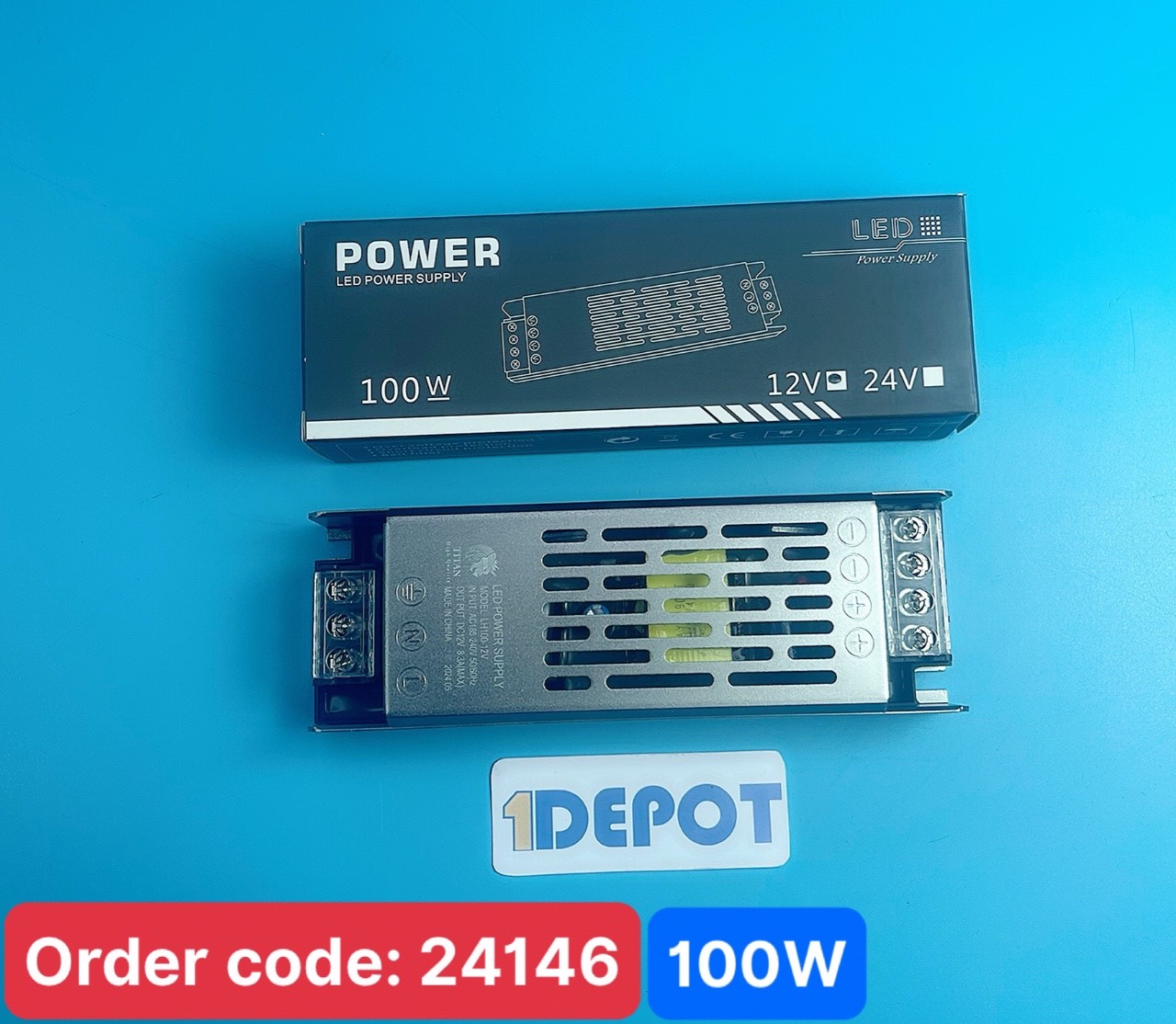 Nguồn Led power supply TITAN  LH100-12V 100w-12v