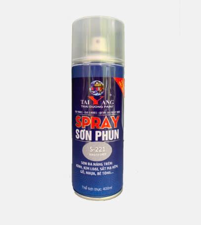 Sơn Xịt Đa Năng Spray, màu xám Xingfa S-221, 400ml