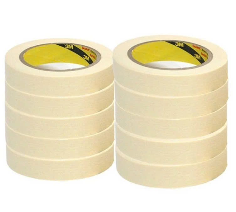 Băng keo giấy che sơn 3M 320 Masking Tape 20mmx27M