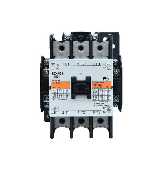 Contactor FujiElectric SC-N2S, 220V 50A 22kW 2NO+2NC