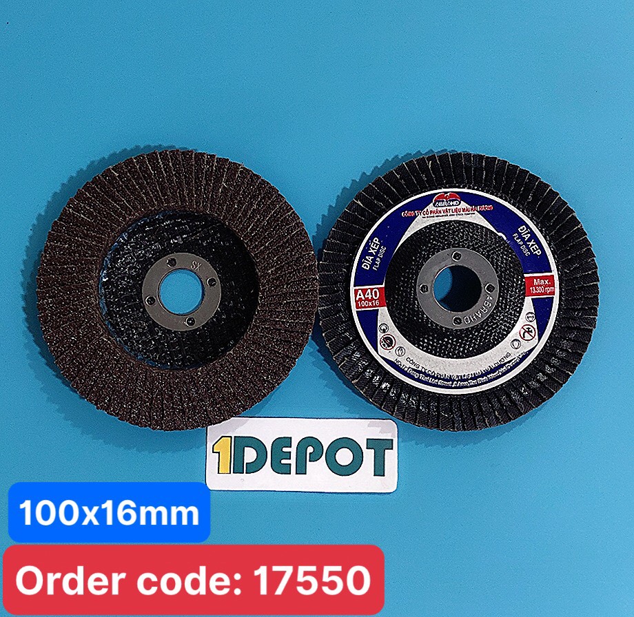 Đá nhám xếp Hải Dương 100x16mm A40