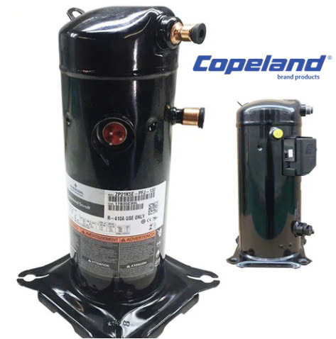 Máy nén lạnh 3 pha 6hp COPELAND ZR72KCE-TFD-522, dùng gas R407C (china, loại 2, bảo hành 1 tháng)