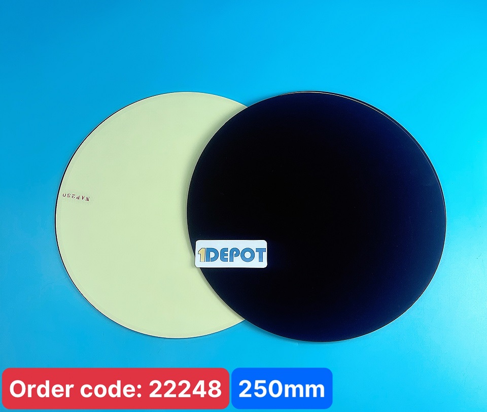 Vải đánh bóng mẫu Herzog TH009, đường kính 250mm, 3~0.1µ, 1 túi/5 cái