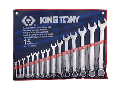 Bộ cờ lê vòng miệng 15 chi tiết 6-32mm KINGTONY 1215MR02