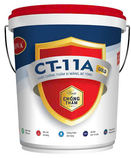 Chất chống thấm xi măng, bê tông KAOVA CT-11A GOLD, thùng 20kg