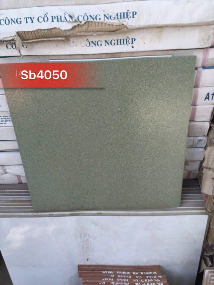 Đá Lát Nền Granite SB4050, khổ 40x40cm, màu xanh rêu