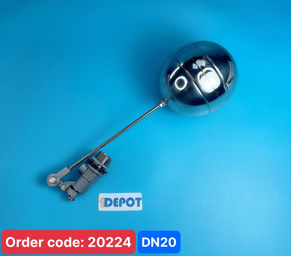 Phao hồ nước inox 304 ren 27 (DN20)