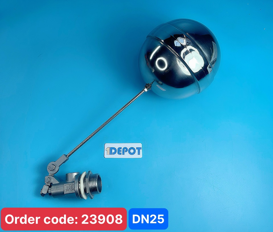 Phao hồ nước inox 304 ren 34 (DN25)