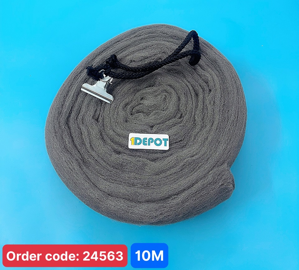 Bùi nhùi thép Steel wool 0000# (1kg/cuộn, dài 10m)