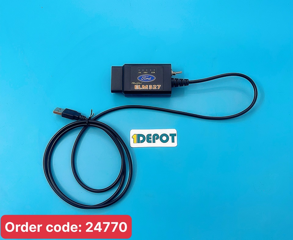 Dây Cáp Chẩn Đoán Lỗi Ô Tô OBD ELM327 USB OBD2 OBDII MS CAN / HS CAN Cho Window10(PIC18F25K80 + FT232RL)