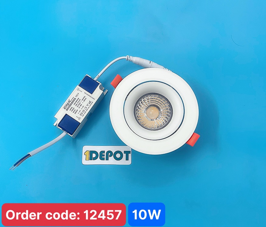 Đèn led chỉnh hướng 10W Ø95 DCE series ENA DCE10-115, ánh sáng trung tính