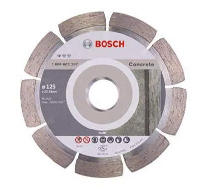 Đĩa cắt bê tông Bosch 2608602197, 125x1.6x22.2mm