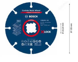 Đĩa cưa gỗ đa năng Bosch 2608901193, X-lock (125mm)