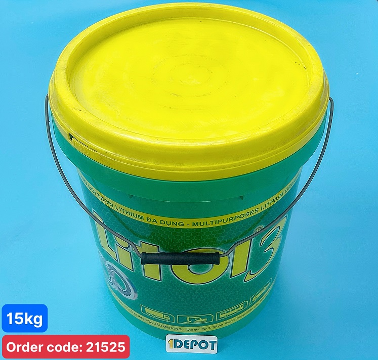 Mỡ bò chịu nhiệt Litol3, khối lượng 15kg