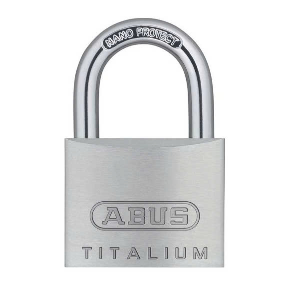 Ổ khóa ABUS 64TI/50 thân Titalium 50mm, chìa răng cưa