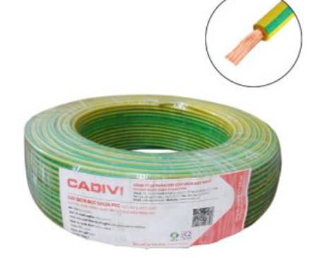 Dây tiếp đất, dây ter Cadivi VCm-1mm2, 100m/cuộn