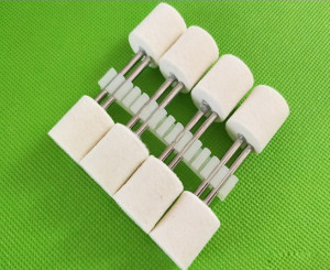 Đầu len mài đánh bóng 12 x 20mm cán dài 3mm LNICE (1 gói/12 cái)