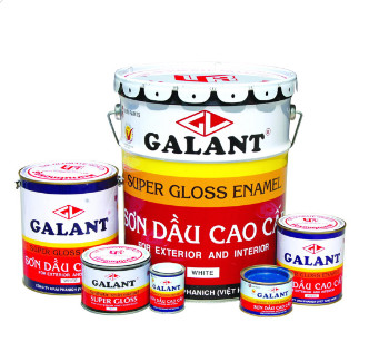 Sơn dầu cao cấp Galant màu trắng loại 1kg