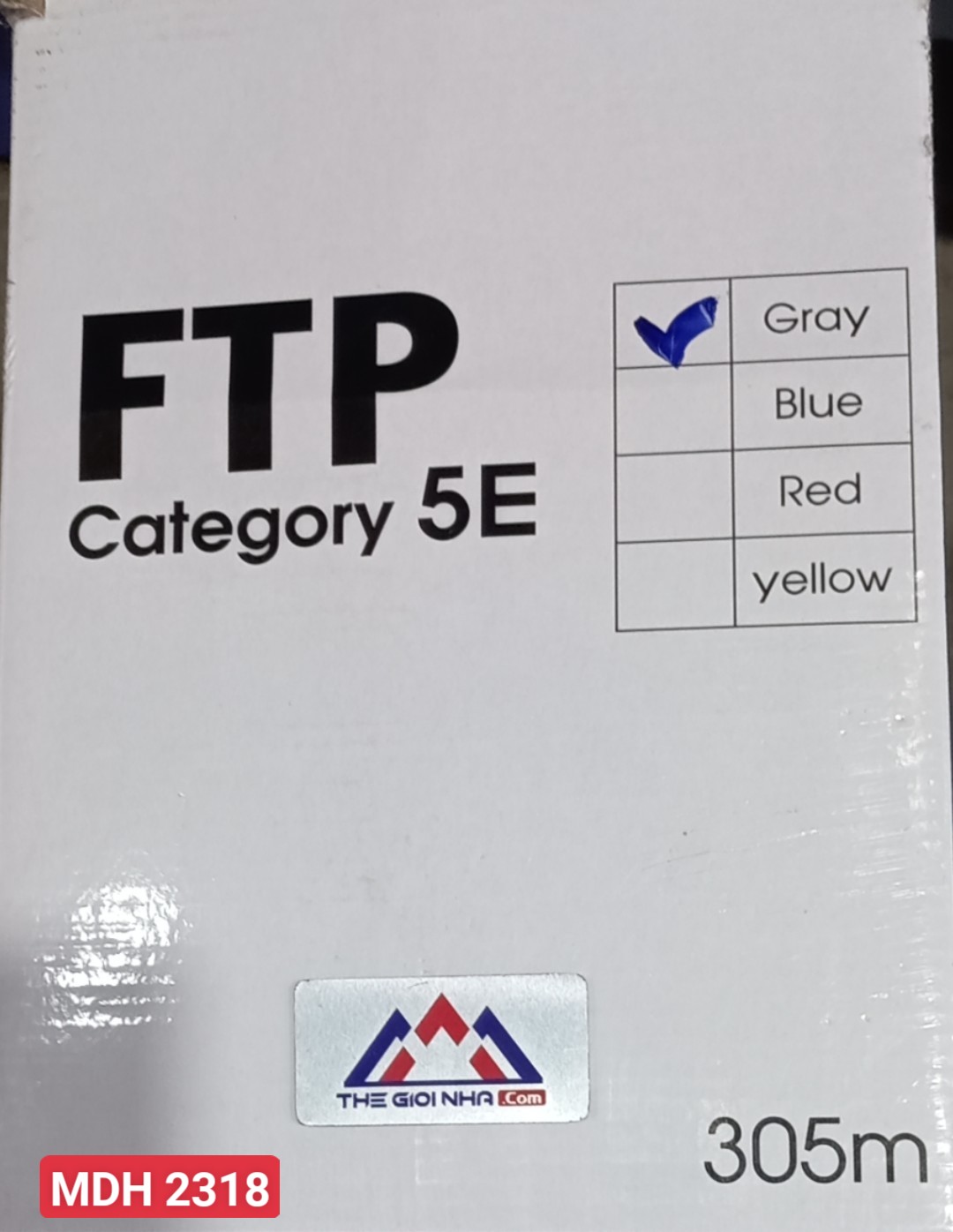 Dây cáp mạng CAT5E FTP MPE CAT5E-4P 4 đôi 5.6mm, 305m/cuộn