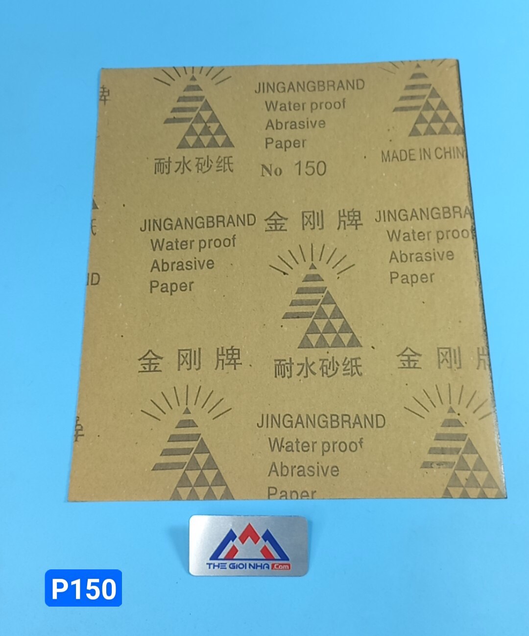 Giấy nhám giấy ráp tờ chống nước P150, kích thước 280x230mm