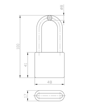 Khoá treo đồng Việt Tiệp 01528