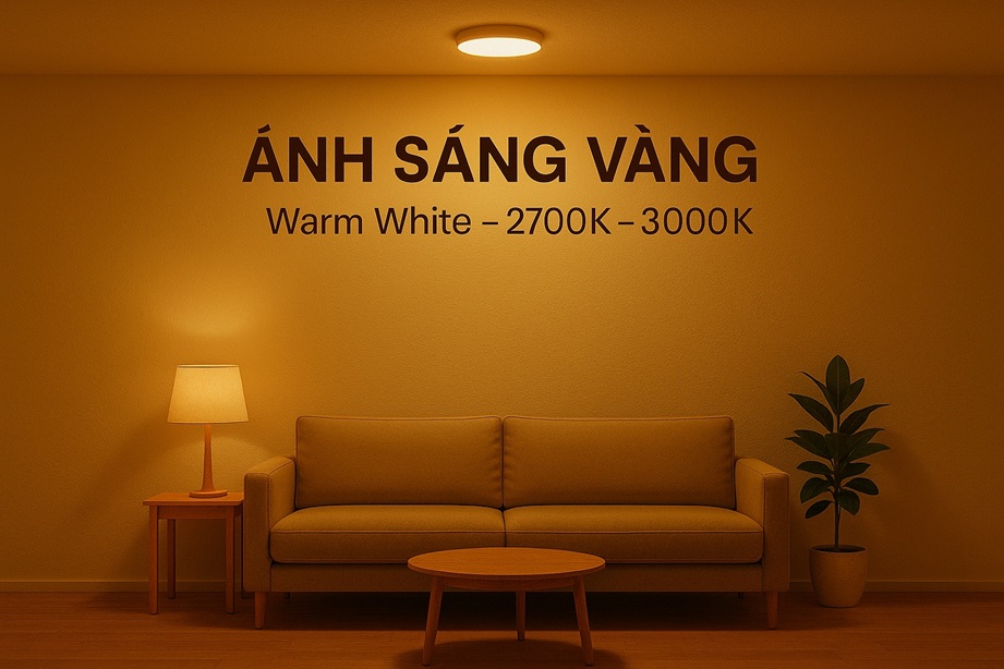3 màu ánh sáng phổ biến khi chọn đèn: Trắng – Vàng – Trung tính, nên chọn loại nào?