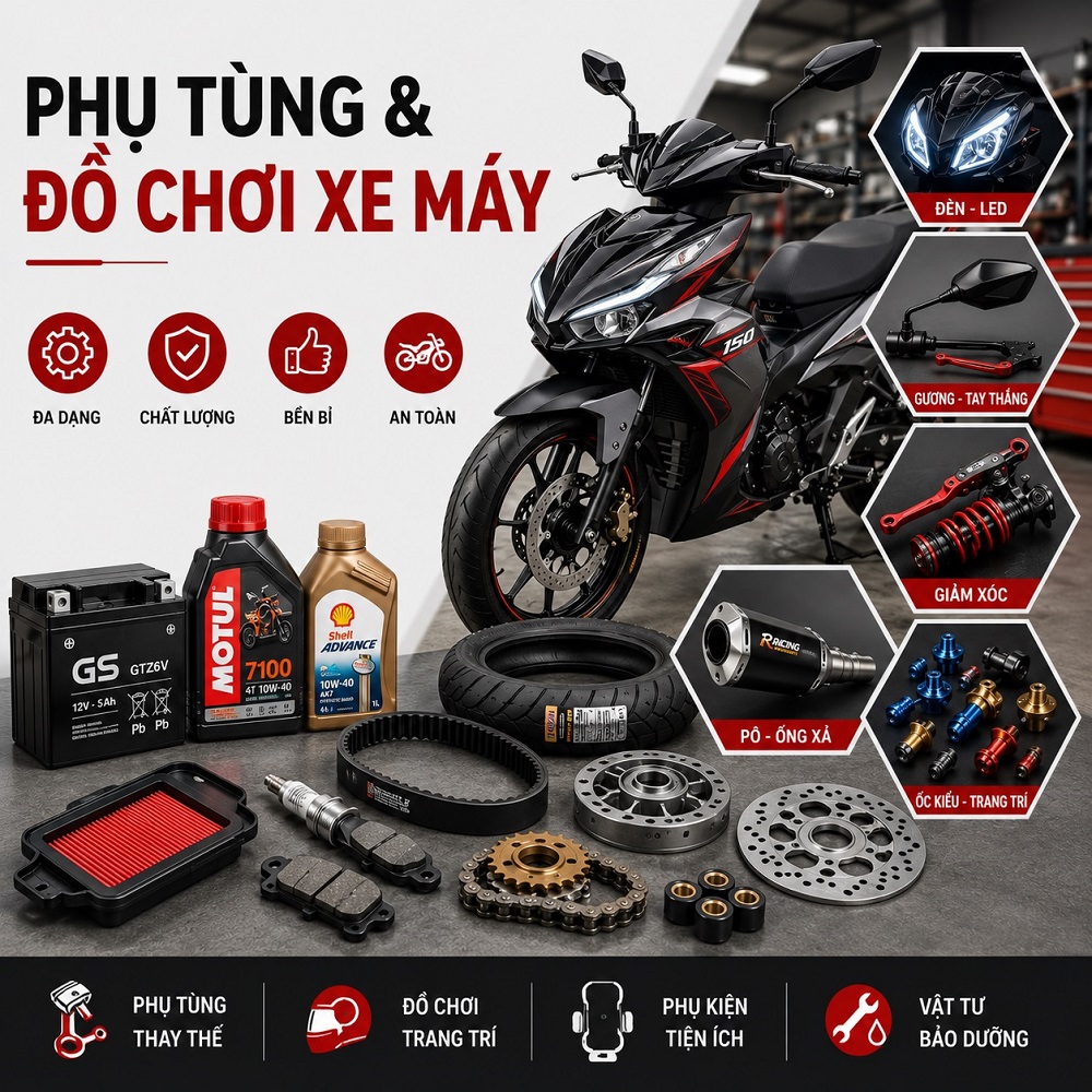 Phụ tùng & Đồ chơi xe