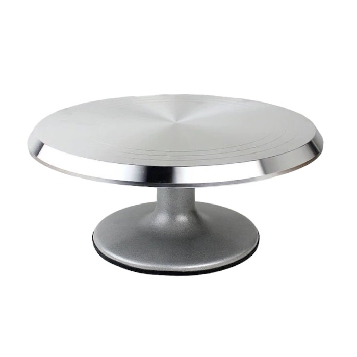 Bàn làm bánh inox,  xoay 360 độ, 30cm