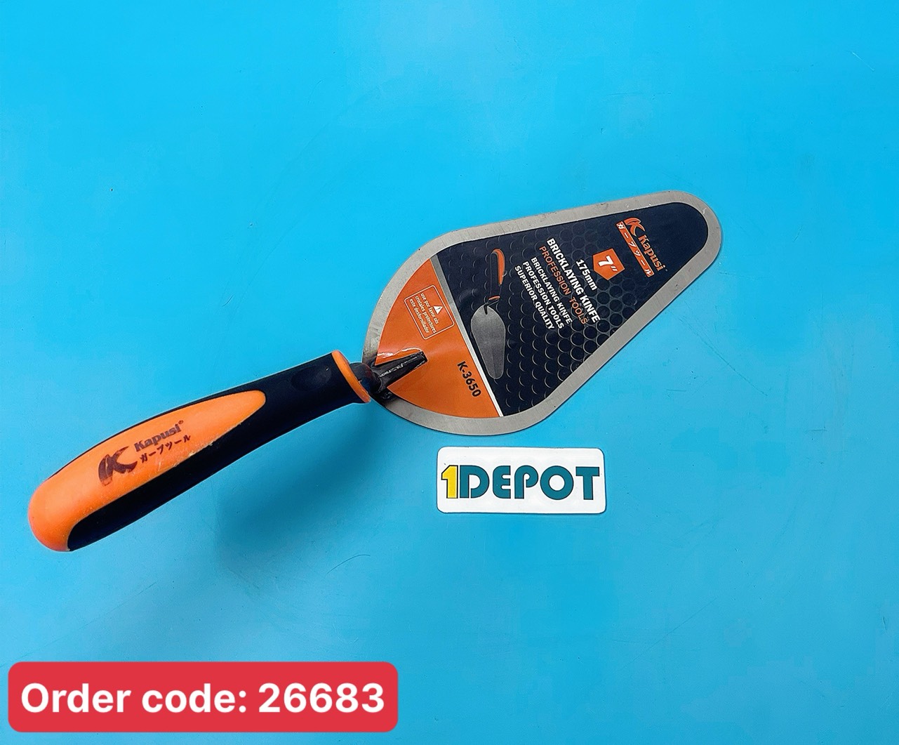 Bay lát gạch đầu tròn Kapusi Japan K-3650, 7inch
