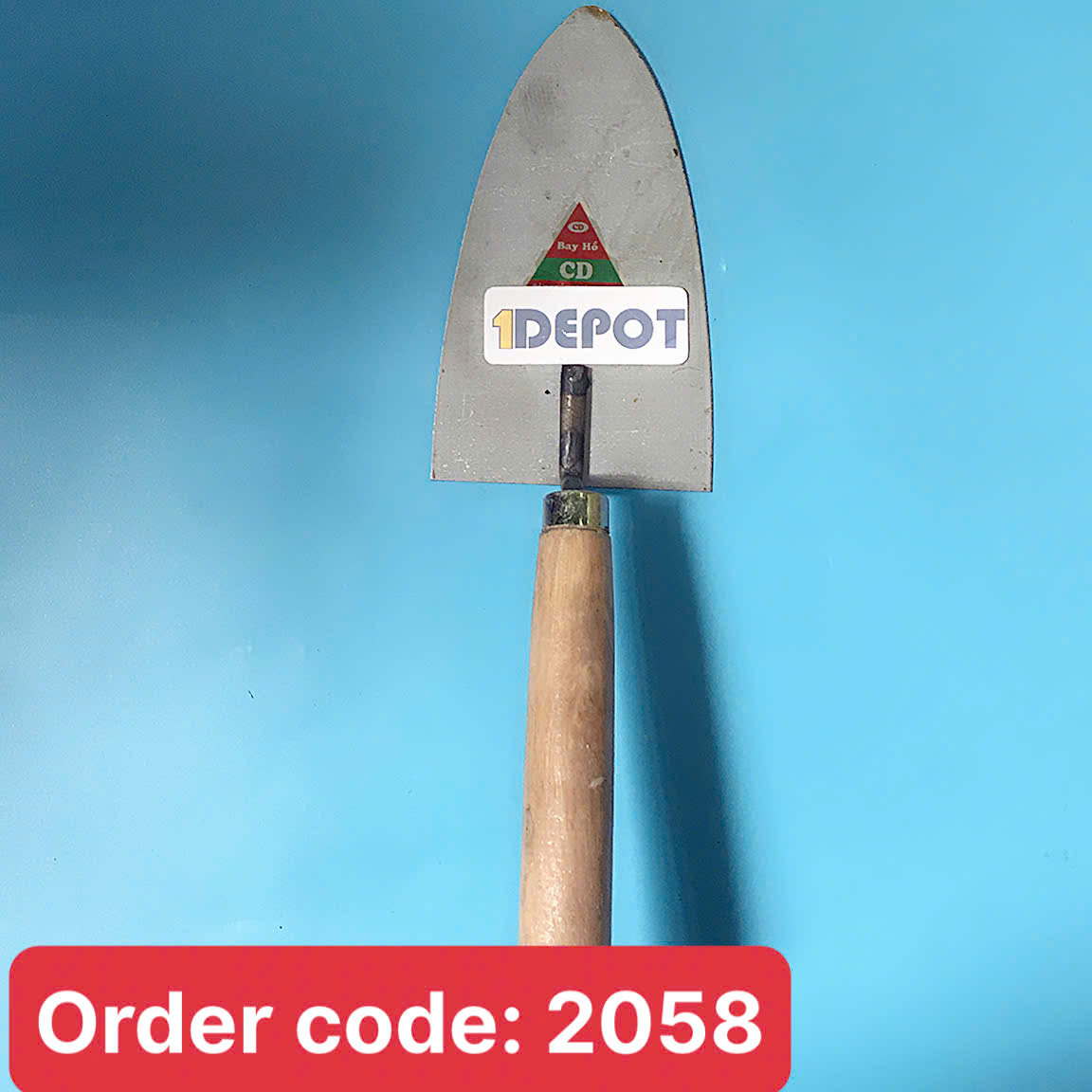 Bay thợ hồ bay xây dựng bằng thép cán gỗ, bản 10cm