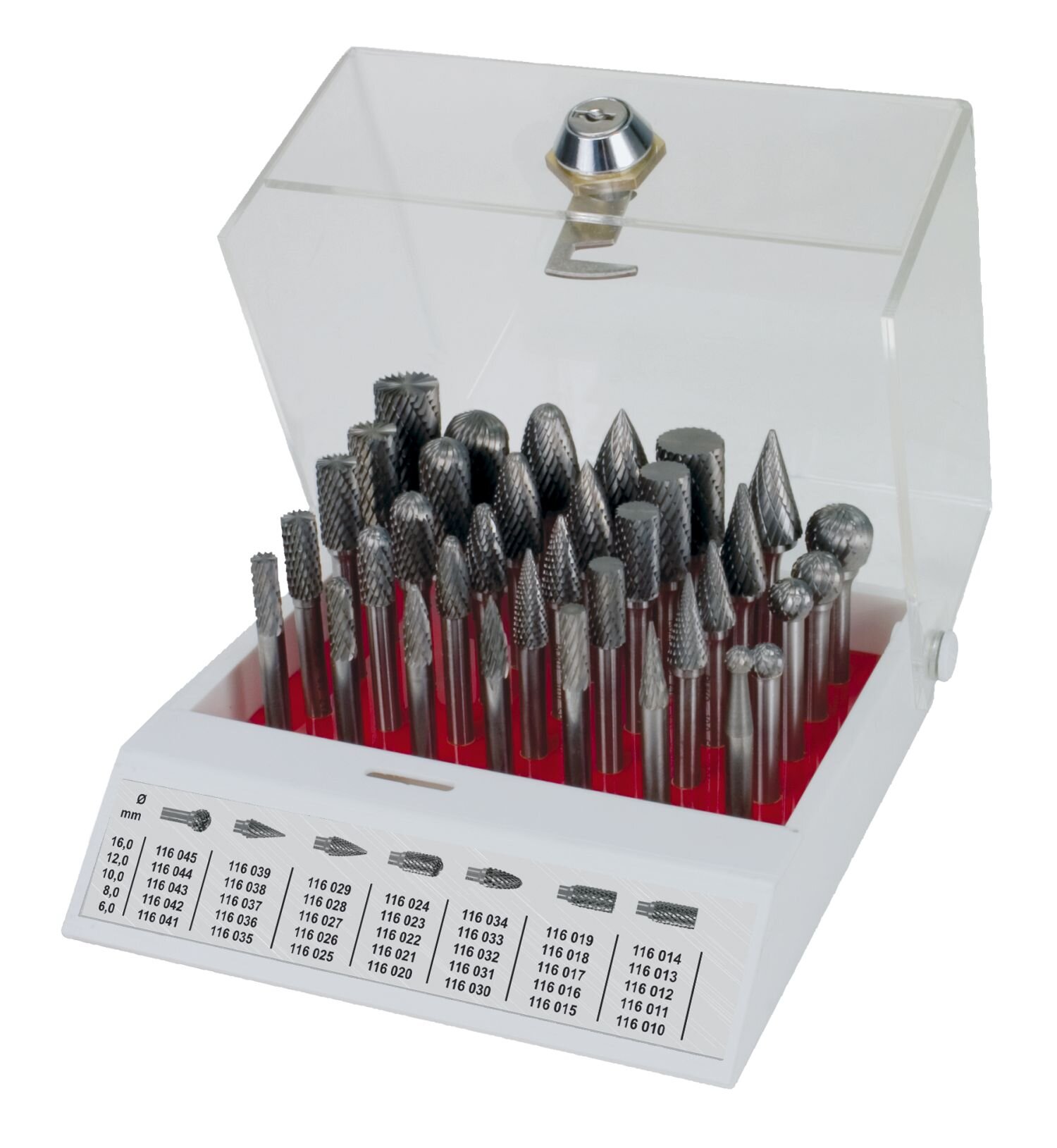 Bộ mũi mài hợp kim Ruko 116008, 35 chi tiết