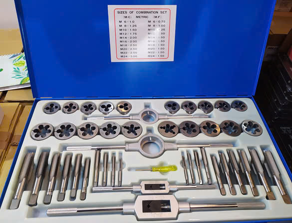 Bộ taro ren 45 chi tiết SKC 895, M6-M24