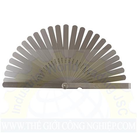 Bộ thước dưỡng đo độ dày Mitutoyo 184-303S, 28 lá/0,05-1mm/150mm