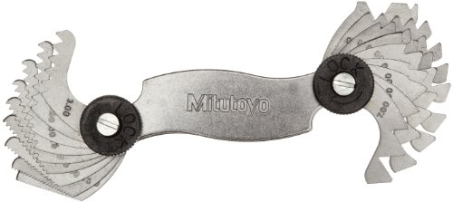 Bộ thước dưỡng đo ren Mitutoyo 188-121, 0.4-7mm/18 lá