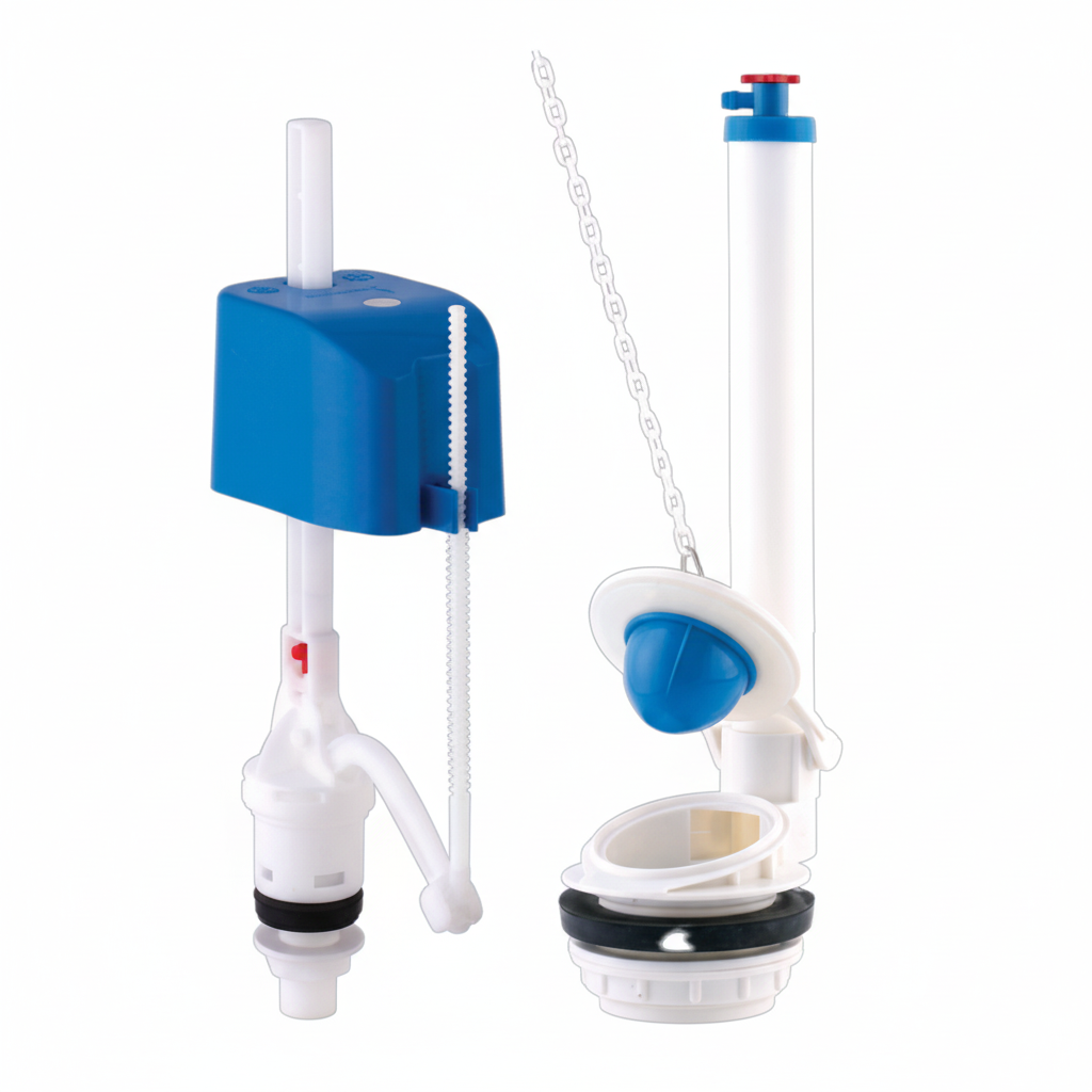 Bộ xả bàn cầu két rời Hùng Anh VS0103  Xả mạnh, bền, chống rò nước