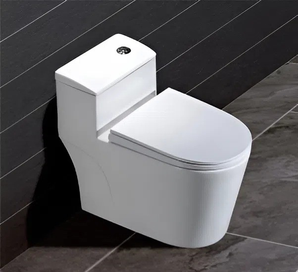 Bồn cầu liền khối Vanni VN-C005 Sứ nano, xả xoáy kép mạnh mẽ