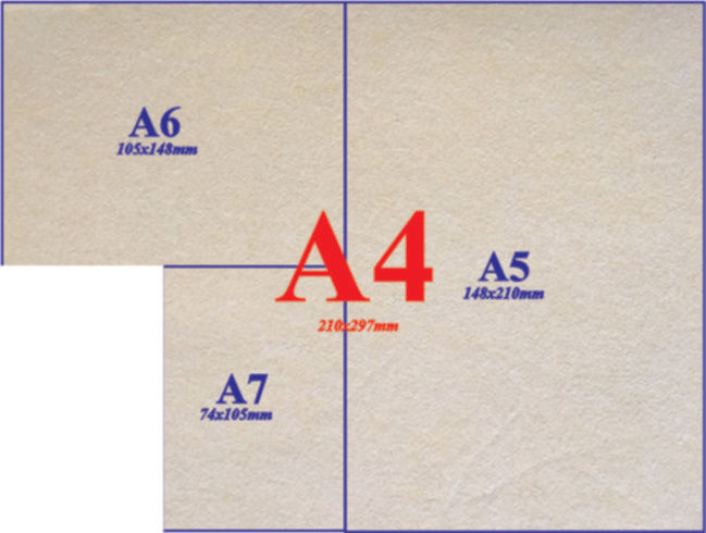Bông mực thay con dấu cỡ A4, kích thước 210x297mm