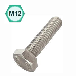 Bulong lục giác ngoài chịu lực inox 304 ren trái ngược M12x25mm