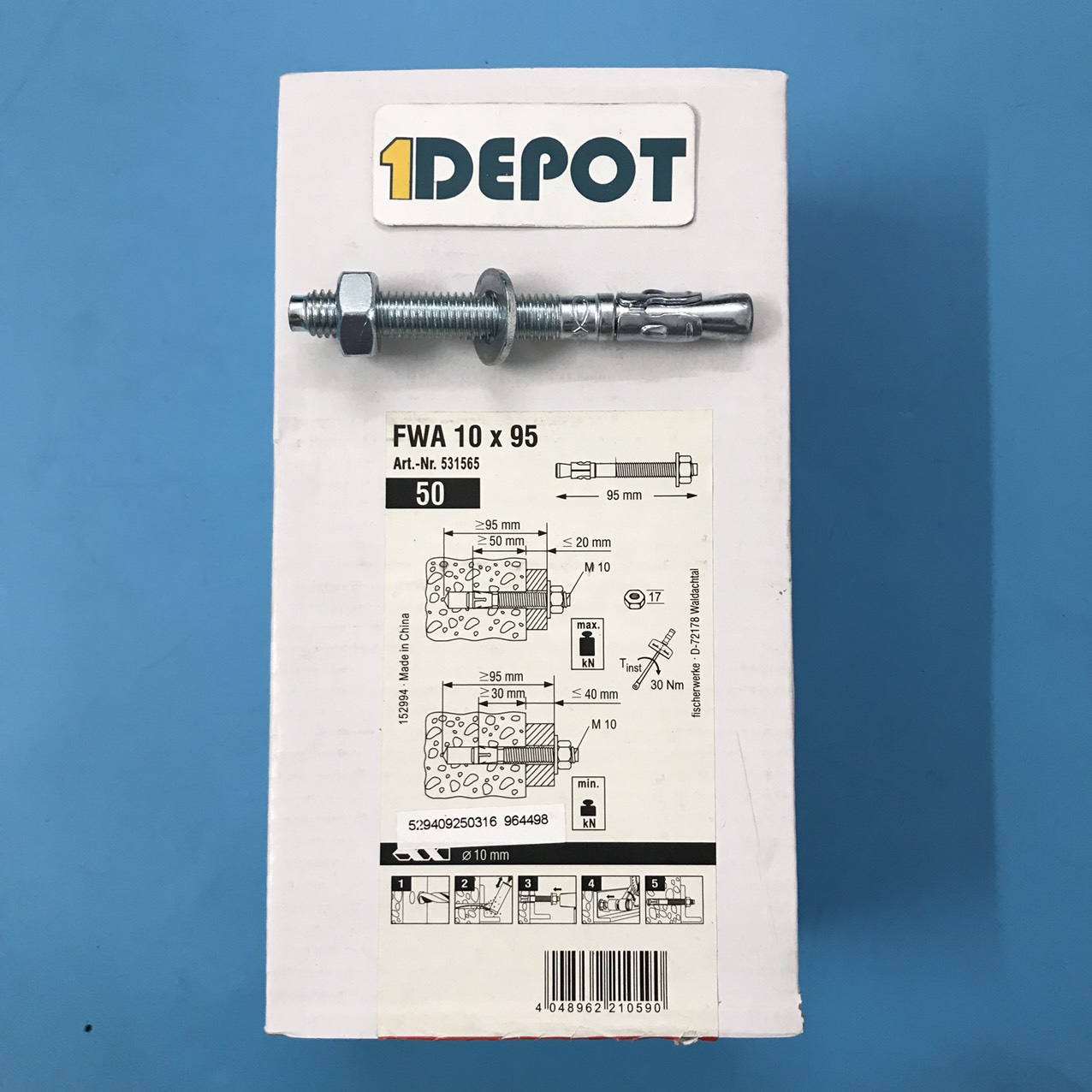 Bulong nở Fischer FWA 10x95mm