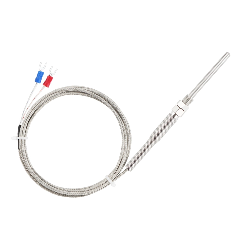 Cảm biến nhiệt độ K ren M8, phi 5, đầu dò 200mm, dài 3m