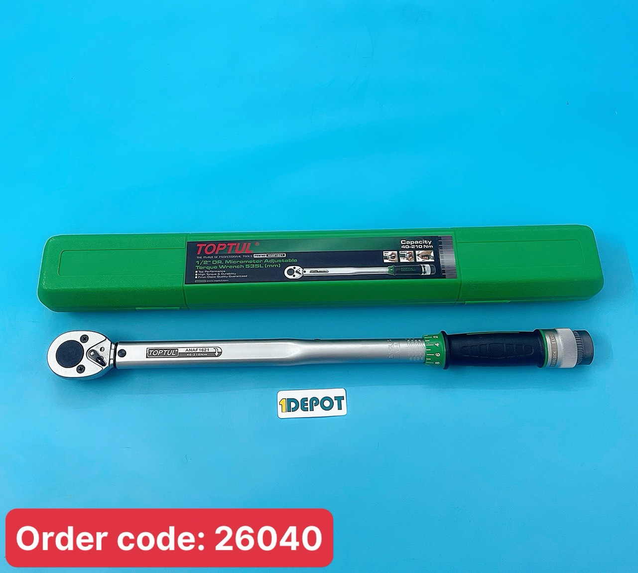 Cần siết lực Toptul ANAF1621 1/2"