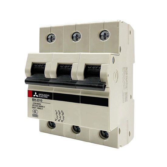 Cầu dao MCB Mitsubishi BH-D10 3P 32A 10kA C N