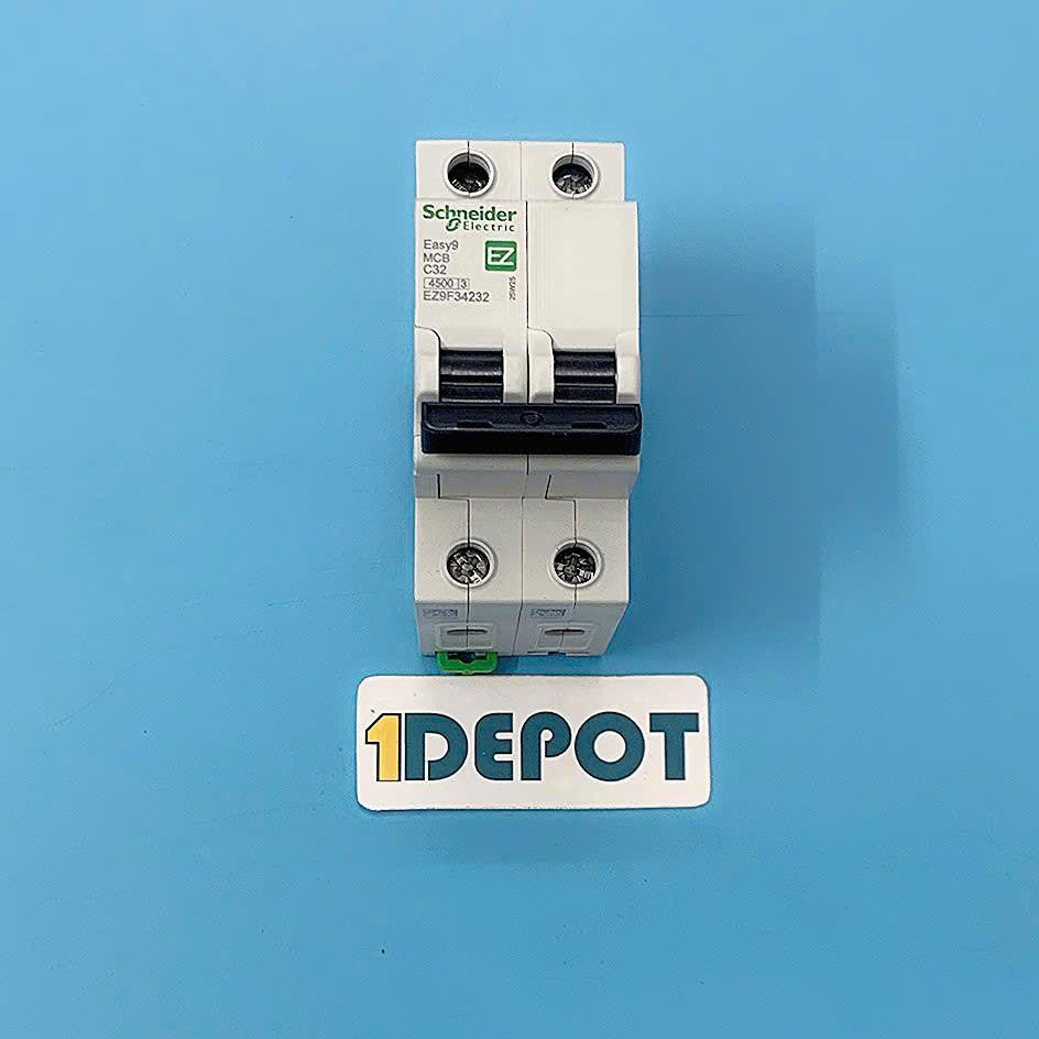 Cầu dao tự động MCB Easy9 2P 4.5kA 230V 32A C curve Schneider EZ9F34232