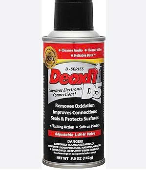 Chai xịt vệ sinh, khử oxit đầu giắc cắm Hosa CAIG DeoxIT D5S6 5% Spray Cleaner