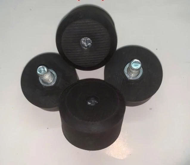 Chân đế cao su giảm chấn đường kính 40mm, cao 25mm ốc 8li