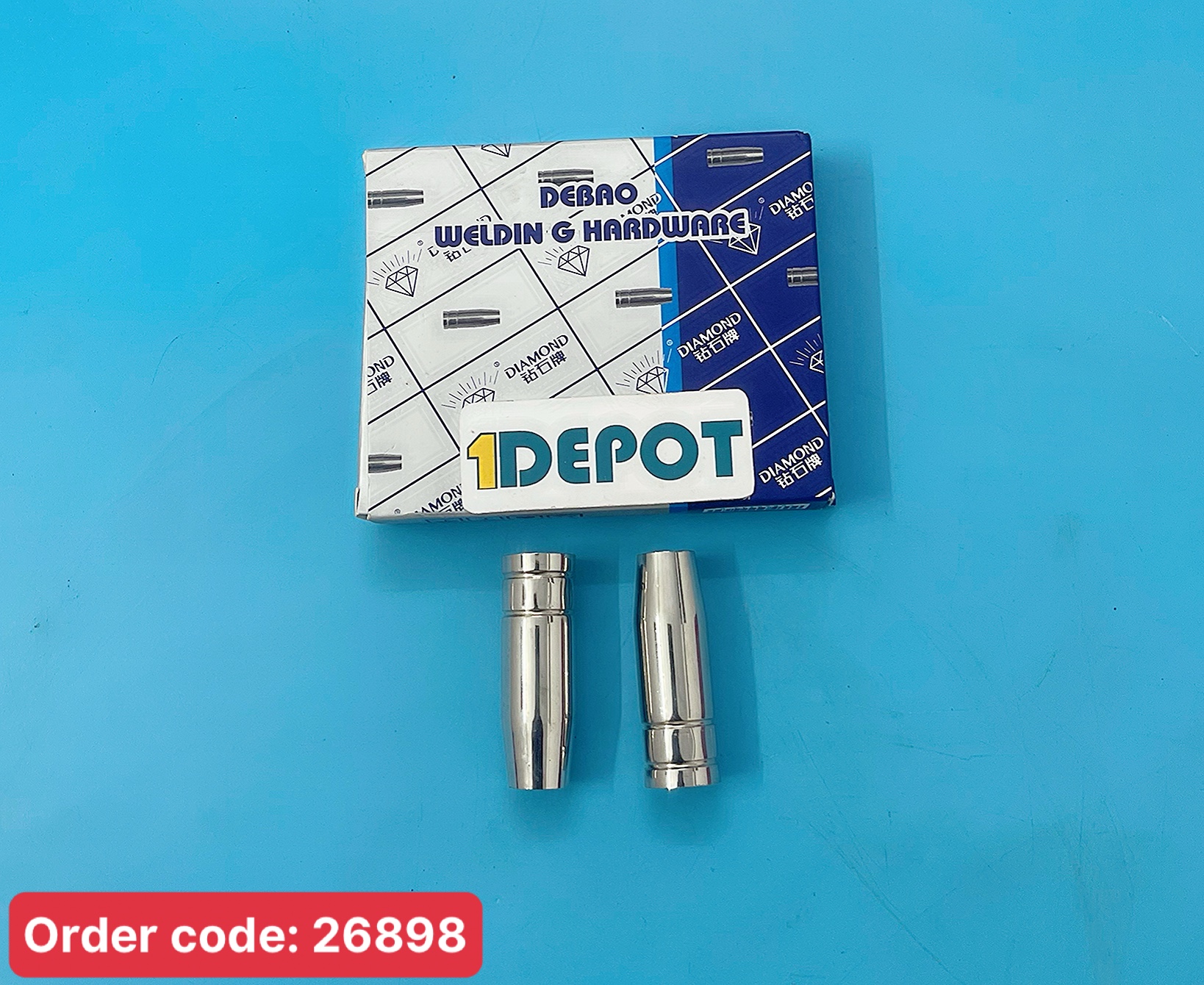 Chụp khí mig 15AK chất liệu xi