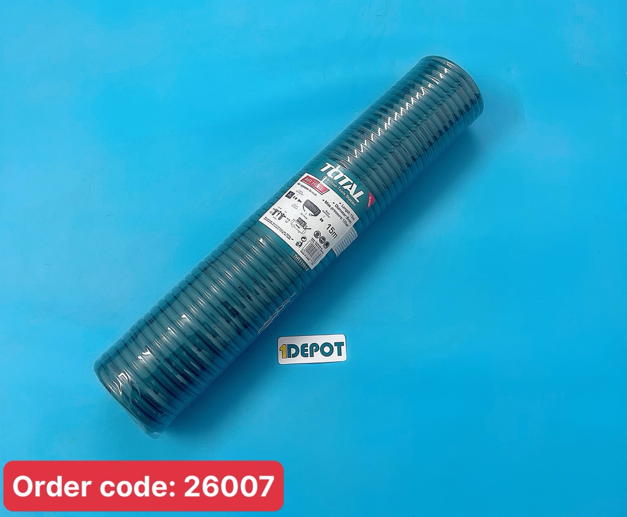 Cuộn ống hơi 15m Total THT11151-3, đường kính ngoài 8mm